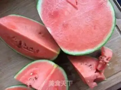 Make Mango watermelon juice step 1