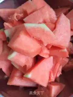 Make Mango watermelon juice step 2
