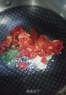 Make Tomato fried organic vegetables step 2