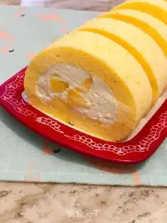 Make Mango cake rolls step 24