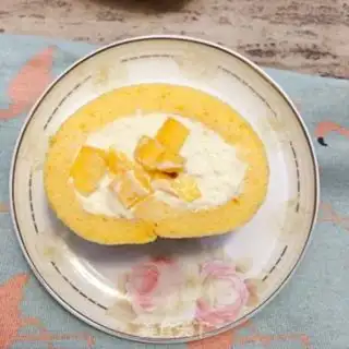 Make Mango cake rolls step 25