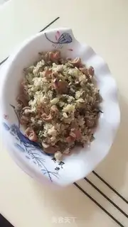 Make Sour sausage fried rice step 7