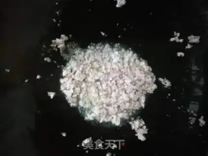 Make Meat and rice powder step 2