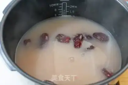 Make Red-tree porridge step 4