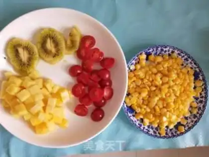 Make Fruit pizza step 1