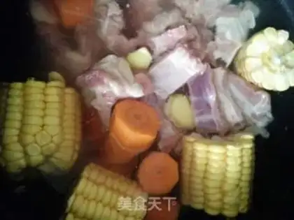 Make Corn steak soup step 2
