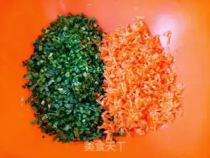 Make Carrot and eggcake step 2
