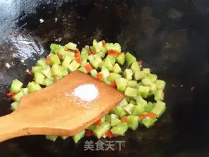 Make Bitter melon with pepper sauce step 7