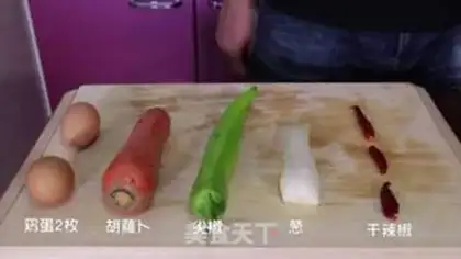 Make Scrambled eggs and meat step 2