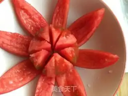Make Sugar with tomatoes step 1