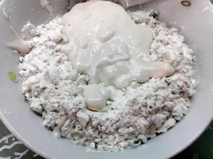 Make The yeast onion fragrance step 5