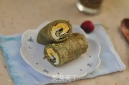 Make Egg burrito step 17