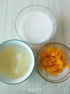 Make Mango pudding step 0