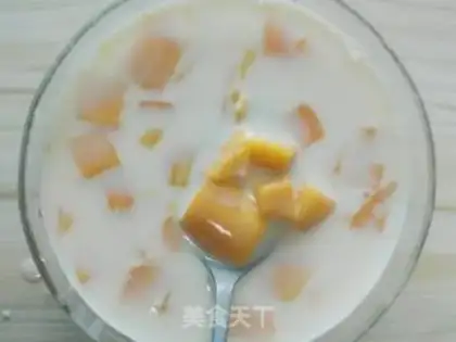 Make Mango pudding step 2