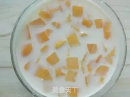 Make Mango pudding step 3