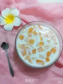 Make Mango pudding step 5