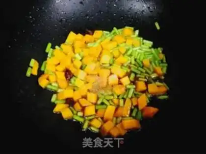 Make Pumpkin rice step 5