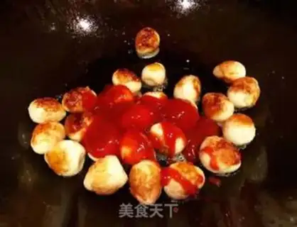 Make Tiger-skinned tomato egg step 5