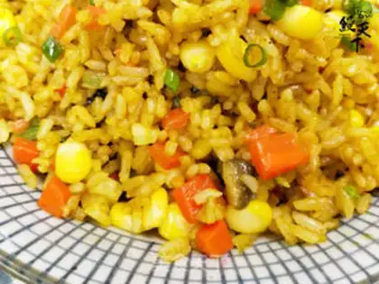 Make Quaffle egg fried rice step 9
