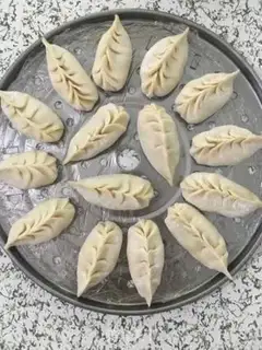 Make Three fresh dumplings step 3