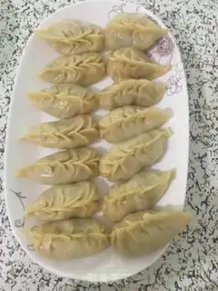 Make Three fresh dumplings step 4