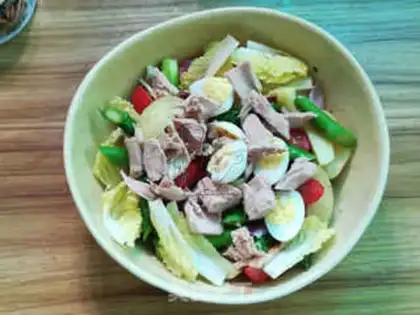 Make Tuna fruit salad step 6