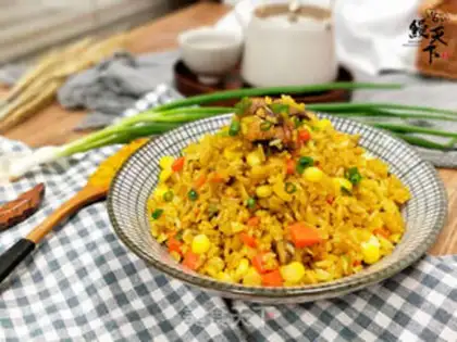 Make Quaffle egg fried rice step 13