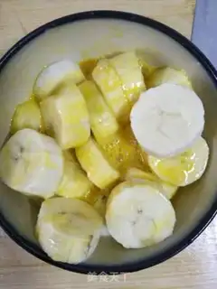 Make Banana buns step 1