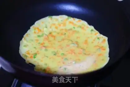Make Garlic carrot eggcake step 9