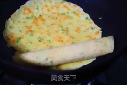 Make Garlic carrot eggcake step 10