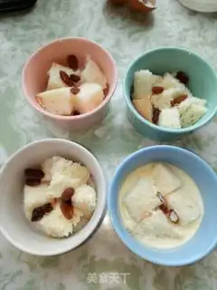 Make Coconut bread pudding step 4