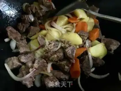 Make Curry beef step 6