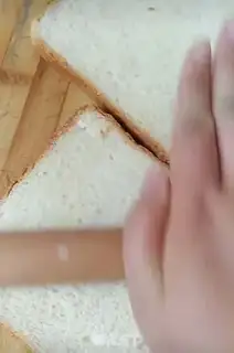 Make Strawberry sauce toast step 0