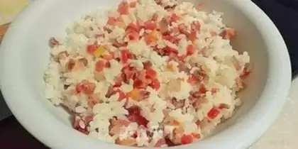 Make Cheese rice from the river step 5