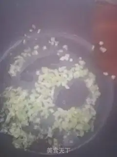 Make Celery egg fried rice step 4