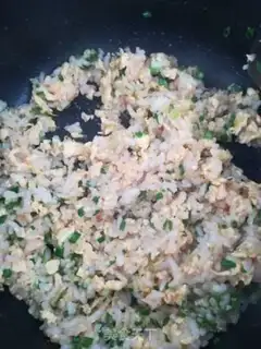 Make Celery egg fried rice step 8