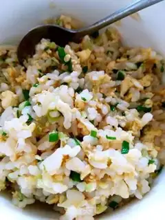 Make Celery egg fried rice step 9