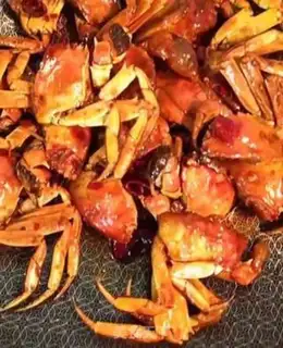 Make Fried crabs step 7