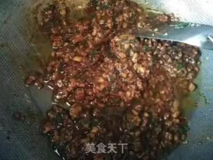 Make Spaghetti mushroom sauce step 7