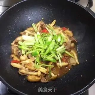 Make Double mushroom fried meat step 10