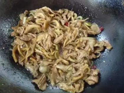 Make Mushroom fried meat step 6