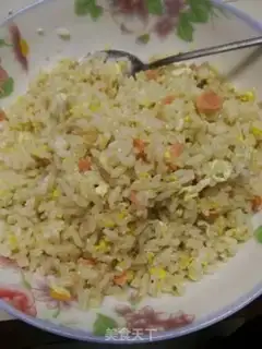 Make Egg fried rice step 1