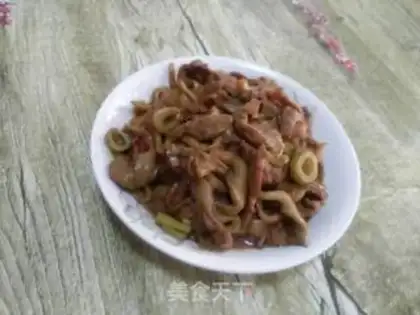 Make Mushroom fried meat step 7