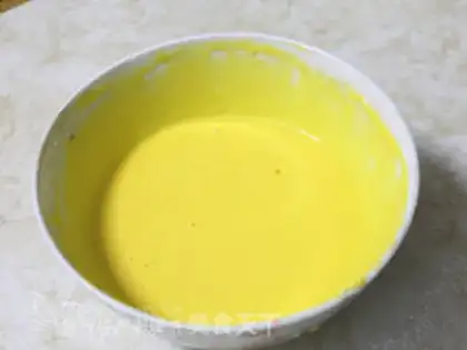 Make Gold pumpkin twat cake step 4