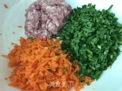 Make Crystal dumplings step 1