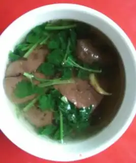 Make Pig blood soup step 1