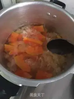 Make The papaya silver ear soup step 4