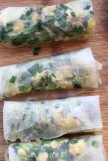 Make Sole egg rolls step 8