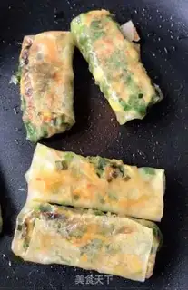 Make Sole egg rolls step 9