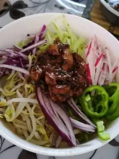 Make Low-fat chicken noodles in the private room step 11